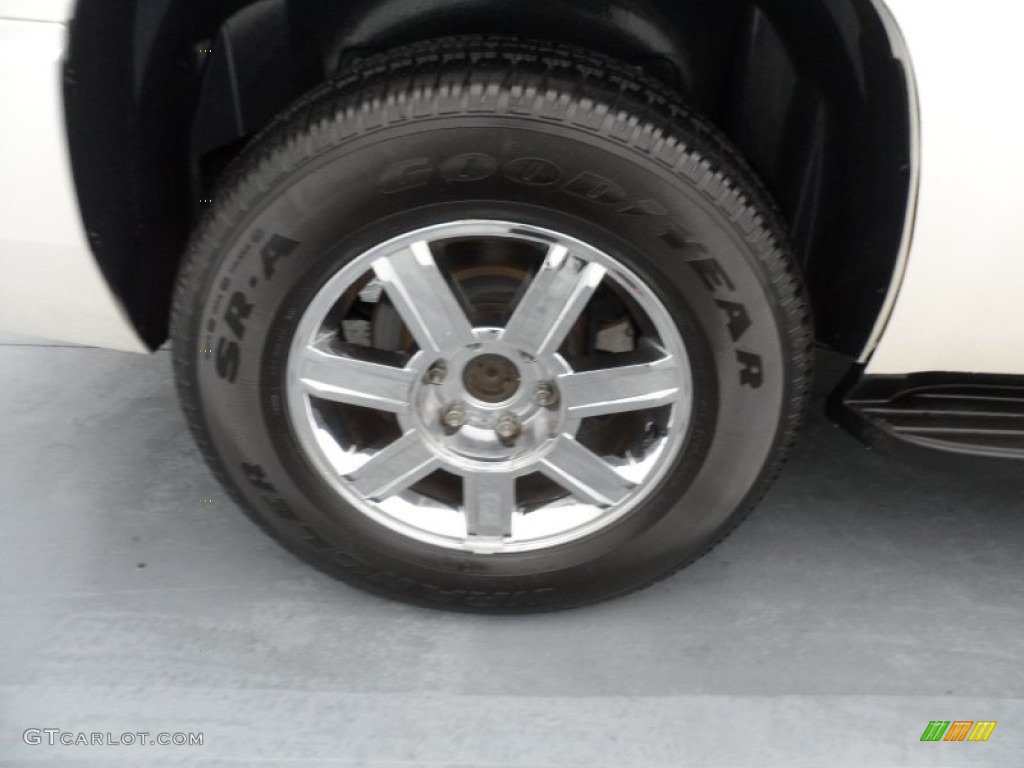 2009 Tahoe LTZ - White Diamond Tricoat / Light Cashmere photo #13