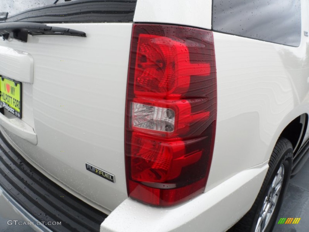2009 Tahoe LTZ - White Diamond Tricoat / Light Cashmere photo #17