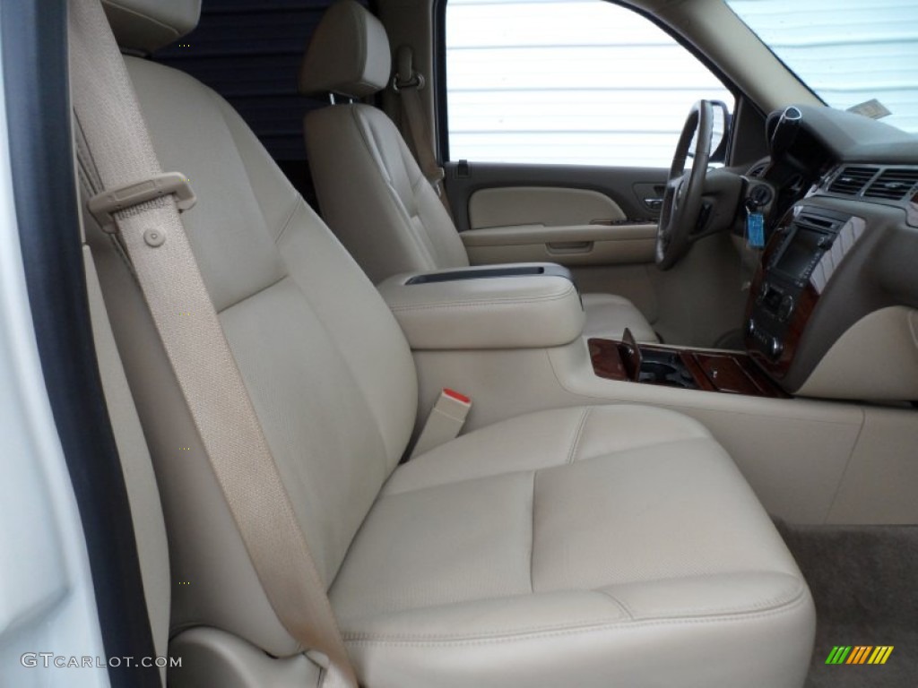2009 Tahoe LTZ - White Diamond Tricoat / Light Cashmere photo #27