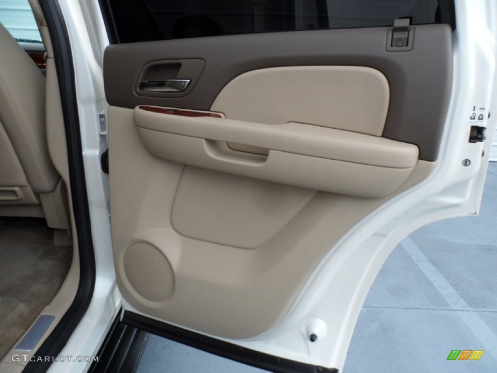2009 Tahoe LTZ - White Diamond Tricoat / Light Cashmere photo #28