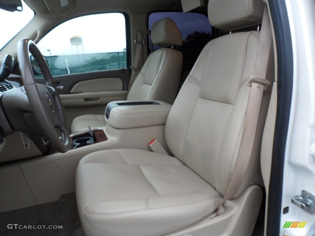 2009 Tahoe LTZ - White Diamond Tricoat / Light Cashmere photo #38