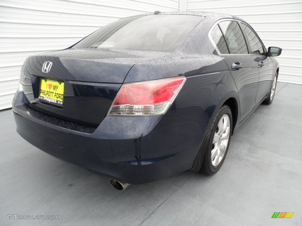 2008 Accord EX-L Sedan - Royal Blue Pearl / Gray photo #3