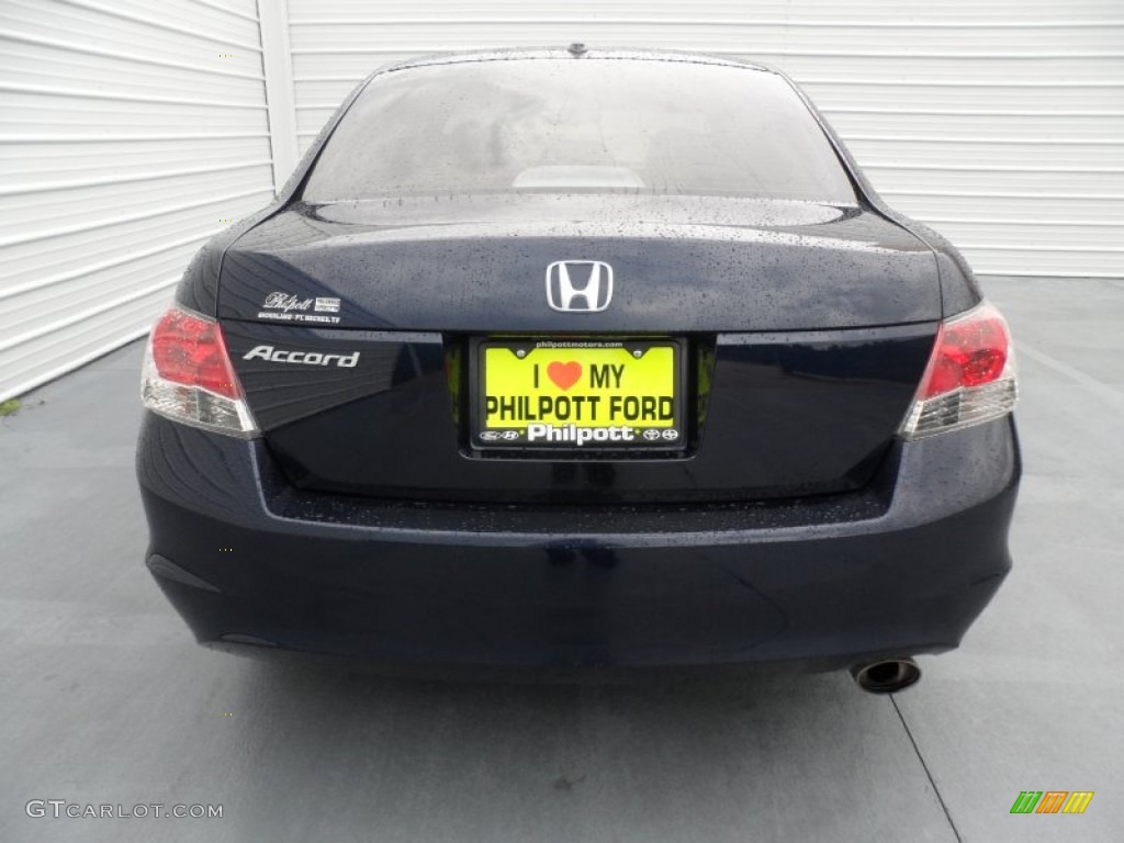 2008 Accord EX-L Sedan - Royal Blue Pearl / Gray photo #4