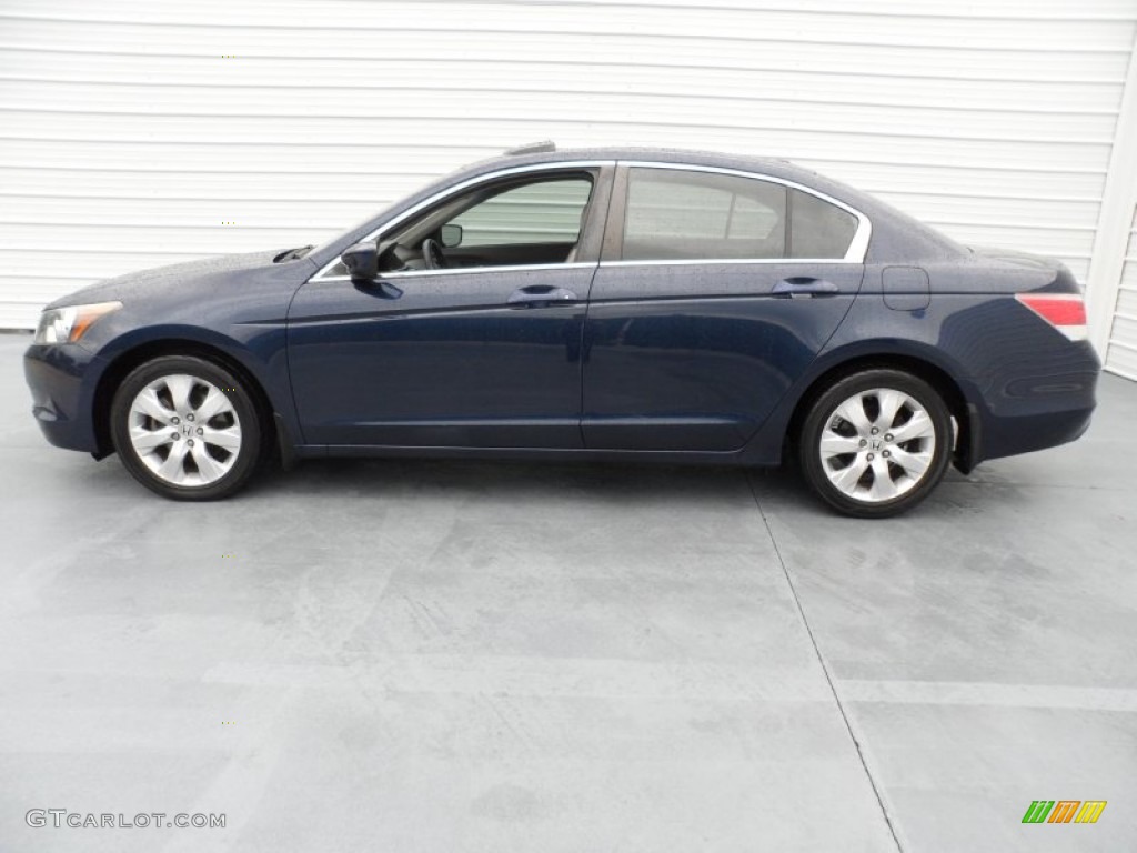 2008 Accord EX-L Sedan - Royal Blue Pearl / Gray photo #5