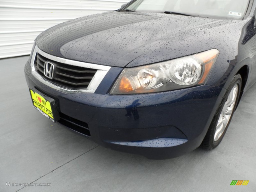 2008 Accord EX-L Sedan - Royal Blue Pearl / Gray photo #10