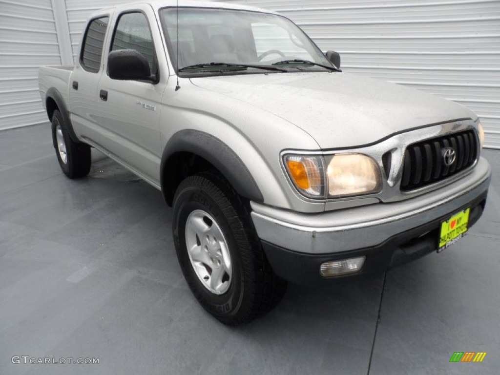 2004 Tacoma V6 TRD Double Cab 4x4 - Lunar Mist Metallic / Oak photo #1