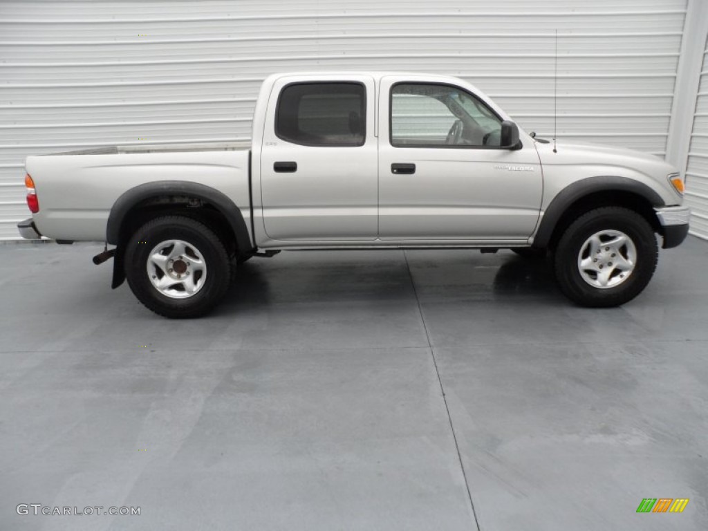 2004 Tacoma V6 TRD Double Cab 4x4 - Lunar Mist Metallic / Oak photo #2