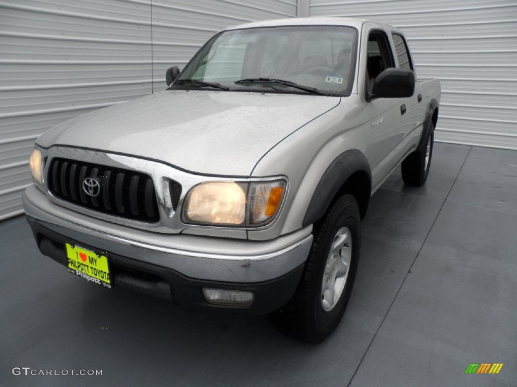 2004 Tacoma V6 TRD Double Cab 4x4 - Lunar Mist Metallic / Oak photo #6