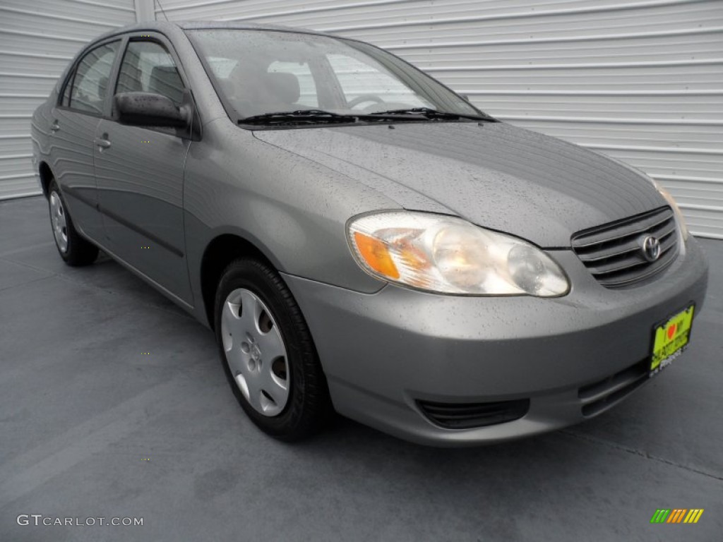 2004 Corolla CE - Moonshadow Gray Metallic / Light Gray photo #1