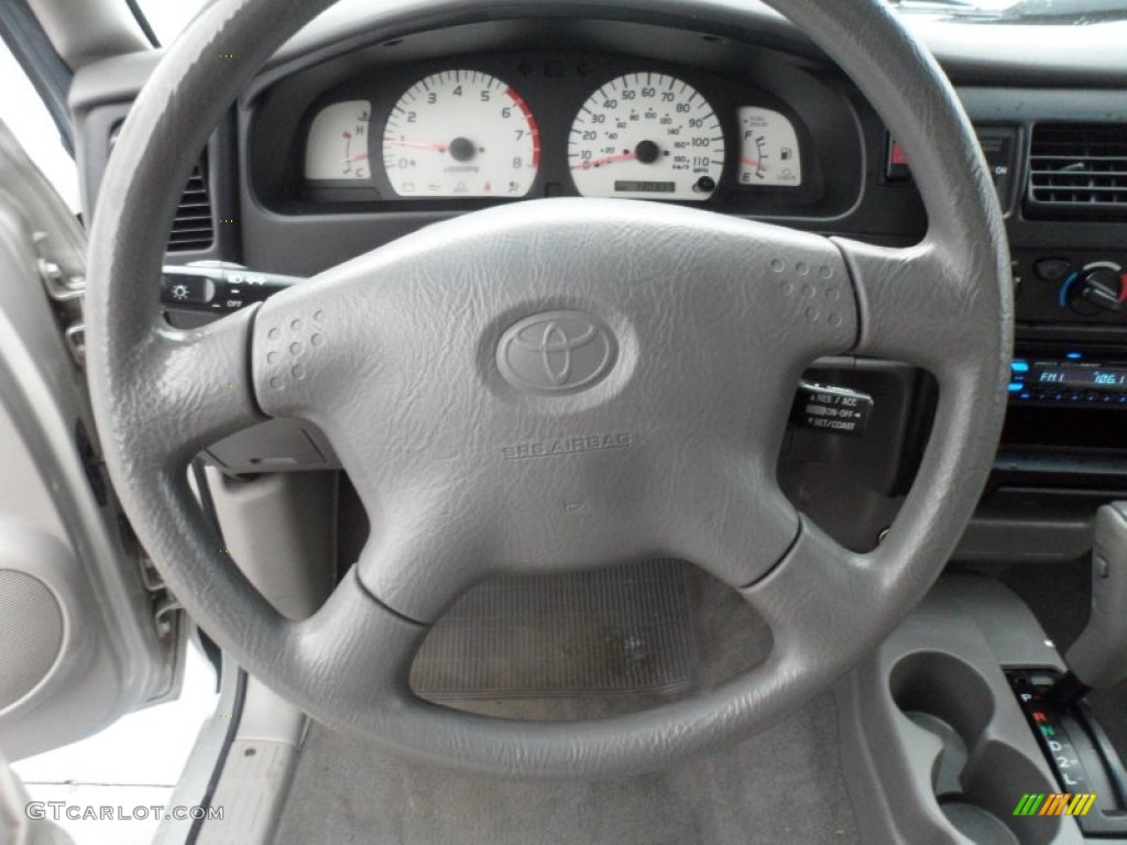 2003 Toyota Tacoma V6 PreRunner Xtracab Oak Steering Wheel Photo #67875871