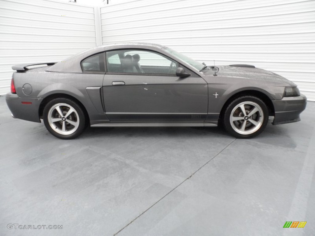 2003 Mustang Mach 1 Coupe - Dark Shadow Grey Metallic / Dark Charcoal photo #2