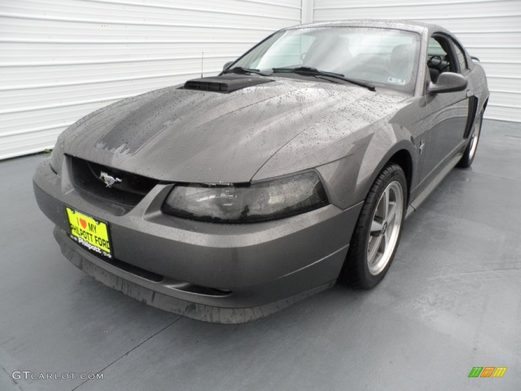 2003 Mustang Mach 1 Coupe - Dark Shadow Grey Metallic / Dark Charcoal photo #6