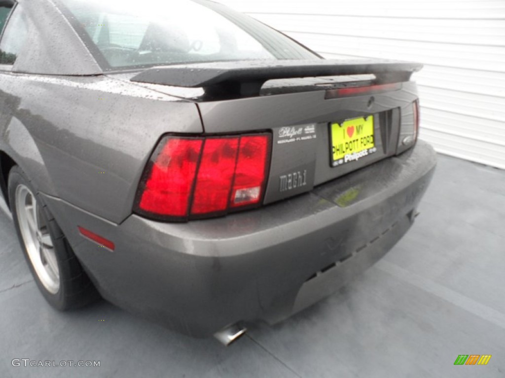 2003 Mustang Mach 1 Coupe - Dark Shadow Grey Metallic / Dark Charcoal photo #25