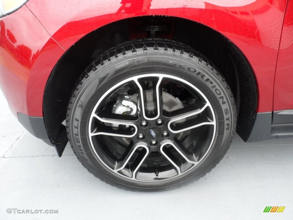 2013 Ford Edge SEL EcoBoost Wheel Photo #67878079