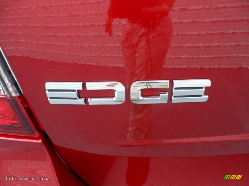 2013 Edge SEL EcoBoost - Ruby Red / SEL Appearance Charcoal Black/Gray Alcantara photo #14