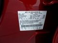 RR: Ruby Red 2013 Ford Edge SEL EcoBoost Color Code