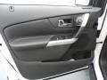 SEL Appearance Charcoal Black/Gray Alcantara 2013 Ford Edge SEL EcoBoost Door Panel