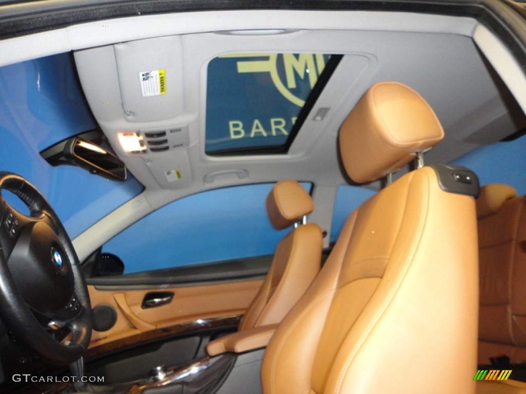 2009 3 Series 335xi Coupe - Black Sapphire Metallic / Saddle Brown Dakota Leather photo #20