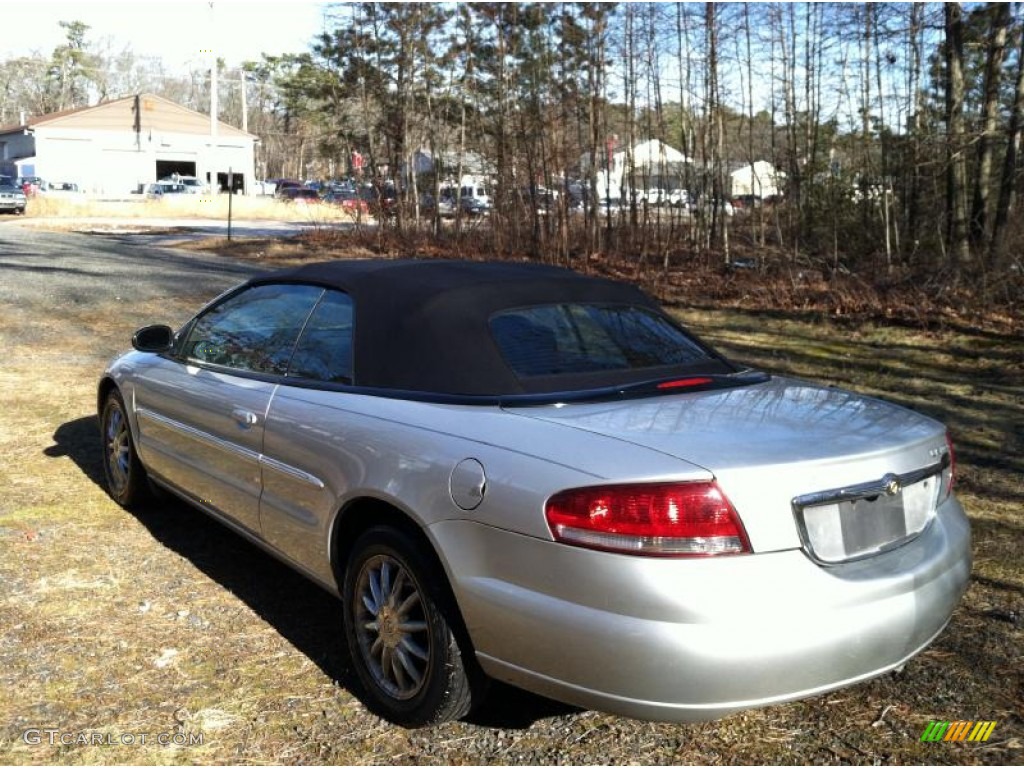 2003 Sebring Limited Convertible - Bright Silver Metallic / Black photo #5