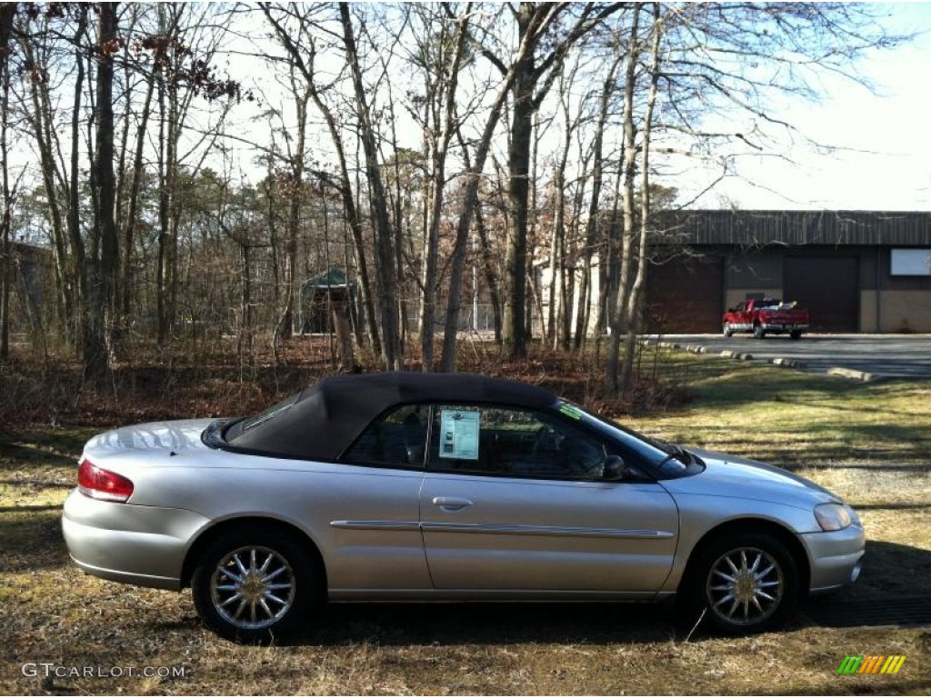 2003 Sebring Limited Convertible - Bright Silver Metallic / Black photo #8