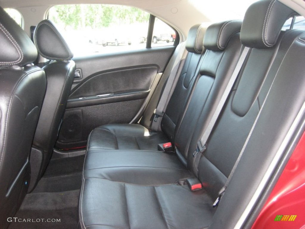 2010 Fusion SEL V6 AWD - Sangria Red Metallic / Charcoal Black photo #9