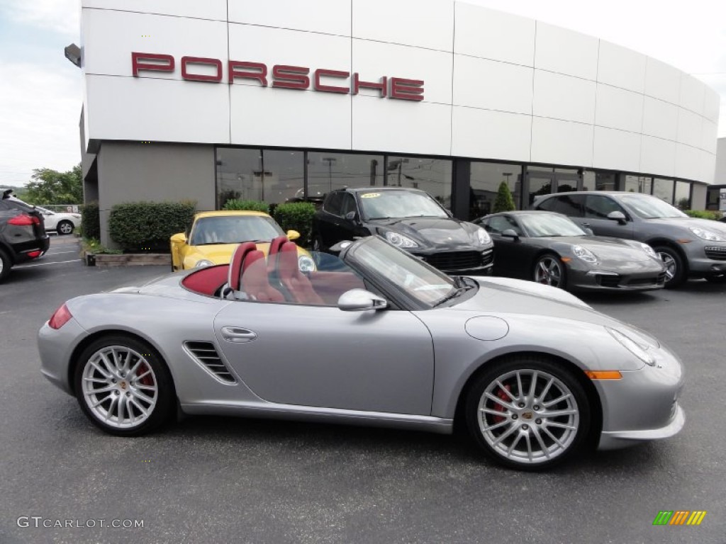 GT Silver Metallic 2008 Porsche Boxster RS 60 Spyder Exterior Photo #67879978