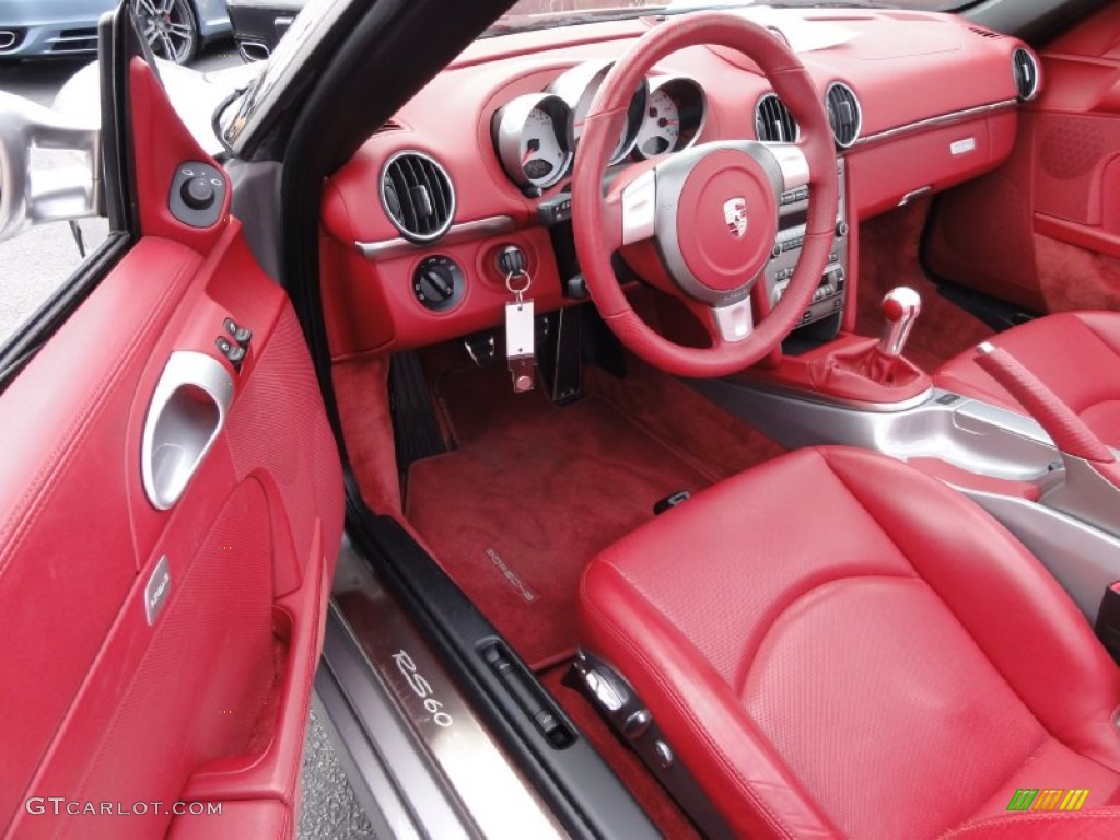 Carrera Red Interior 2008 Porsche Boxster RS 60 Spyder Photo #67880028