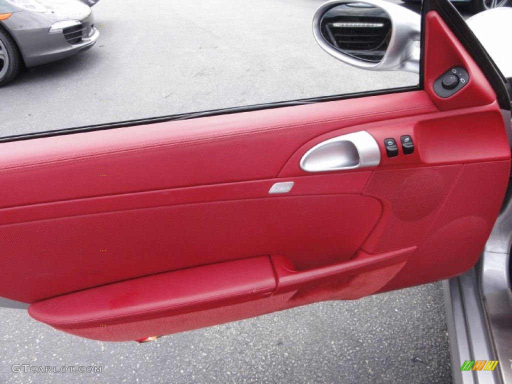 2008 Porsche Boxster RS 60 Spyder Carrera Red Door Panel Photo #67880047