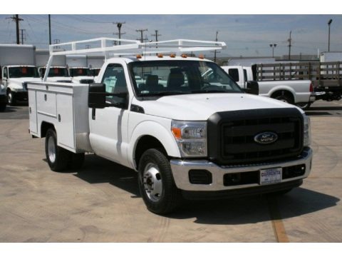 2012 Ford F350 Super Duty XL Regular Cab Utility Truck Data, Info and Specs