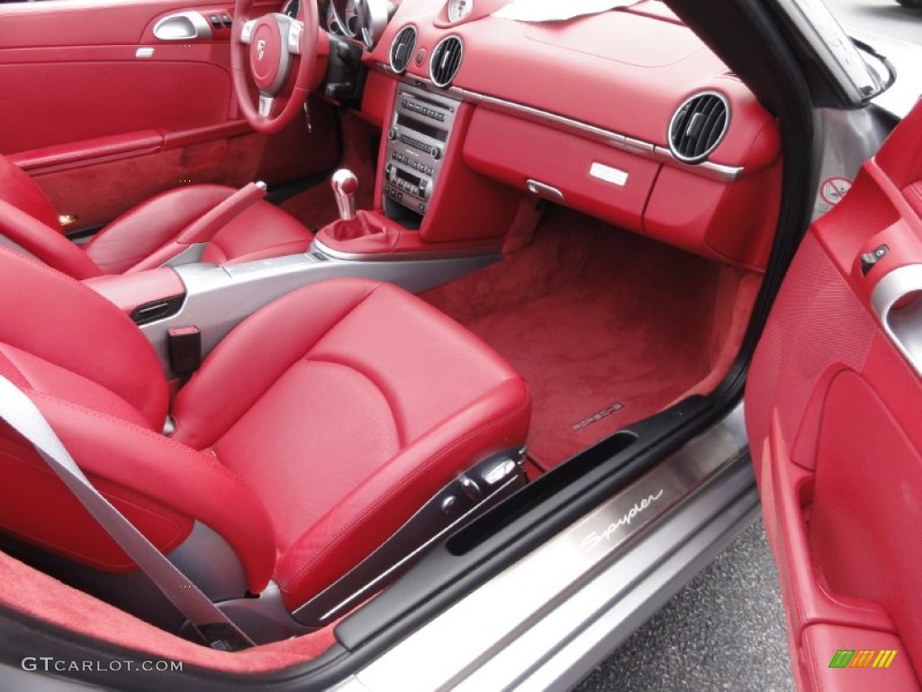 Carrera Red Interior 2008 Porsche Boxster RS 60 Spyder Photo #67880086