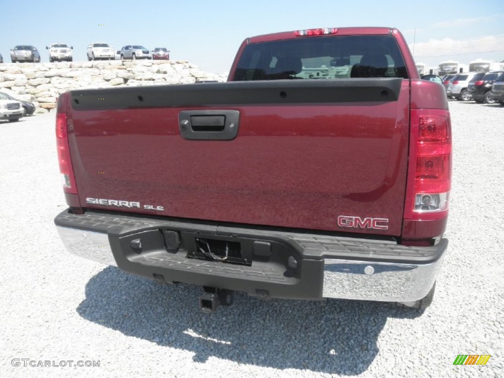 2013 Sierra 1500 SLE Extended Cab 4x4 - Sonoma Red Metallic / Ebony photo #15