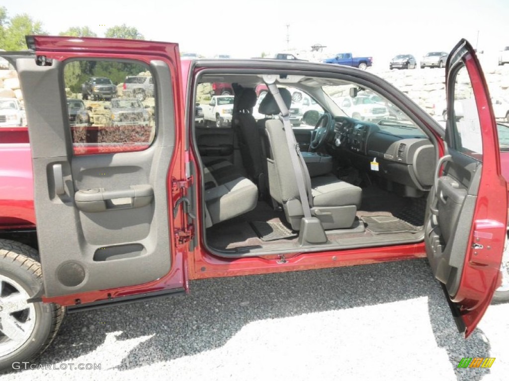 2013 Sierra 1500 SLE Extended Cab 4x4 - Sonoma Red Metallic / Ebony photo #16