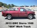 2013 Sonoma Red Metallic GMC Sierra 1500 Regular Cab 4x4  photo #1