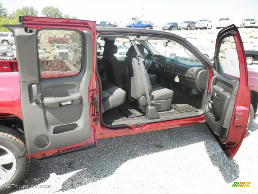 2013 Sierra 1500 SLE Extended Cab 4x4 - Sonoma Red Metallic / Ebony photo #16