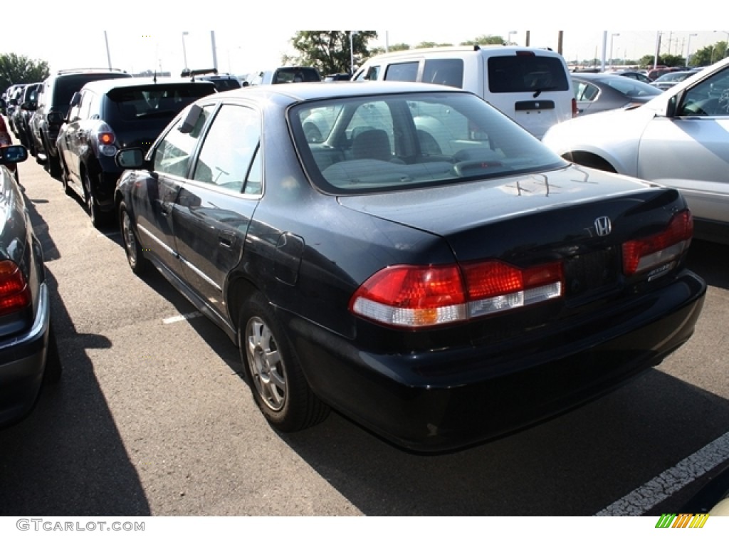 2002 Accord SE Sedan - Nighthawk Black Pearl / Quartz Gray photo #3
