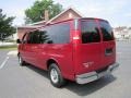 2007 Sport Red Metallic Chevrolet Express LS 3500 Extended Passenger Van  photo #5