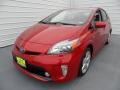Barcelona Red Metallic - Prius 3rd Gen Five Hybrid Photo No. 6