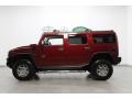 2005 Red Metallic Hummer H2 SUV  photo #2