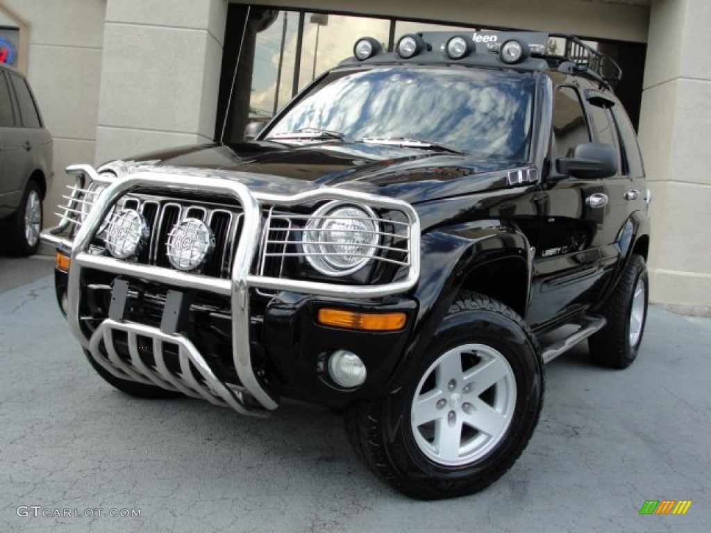 2002 Liberty Limited 4x4 - Black / Dark Slate Gray photo #2