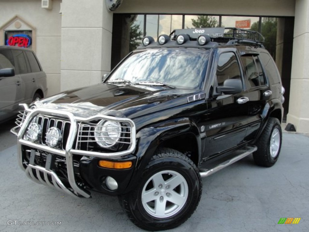 2002 Liberty Limited 4x4 - Black / Dark Slate Gray photo #3