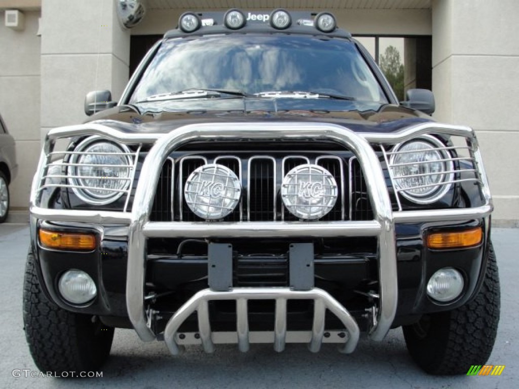 2002 Liberty Limited 4x4 - Black / Dark Slate Gray photo #4