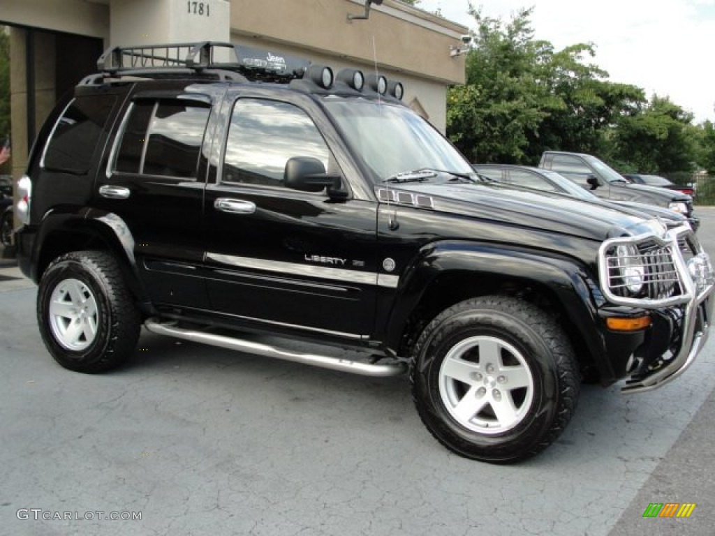 2002 Liberty Limited 4x4 - Black / Dark Slate Gray photo #9