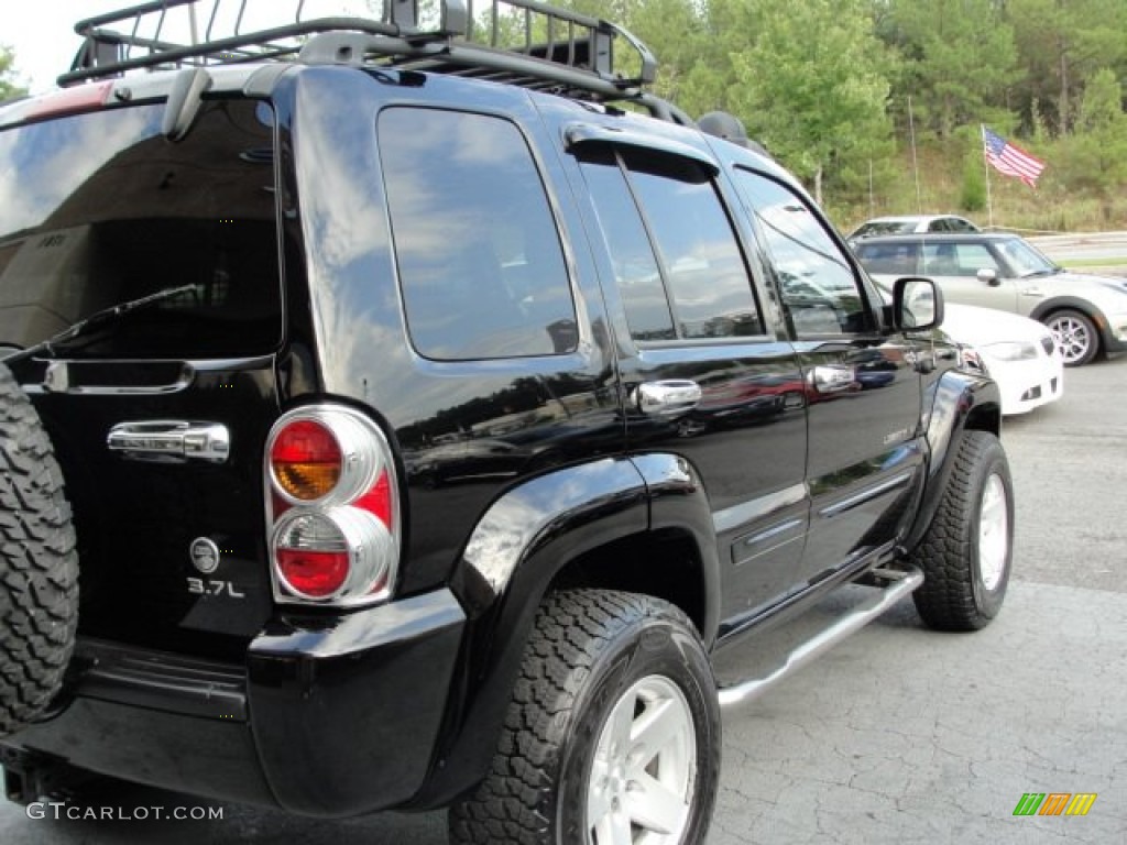 2002 Liberty Limited 4x4 - Black / Dark Slate Gray photo #12