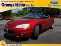 2001 Inferno Red Tinted Pearlcoat Chrysler Sebring LXi Convertible #67845452