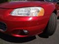 2001 Inferno Red Tinted Pearlcoat Chrysler Sebring LXi Convertible  photo #7