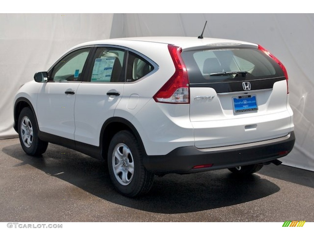 2012 CR-V LX - Taffeta White / Gray photo #5