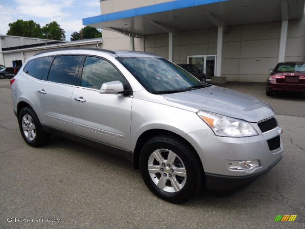 2010 Traverse LT AWD - Silver Ice Metallic / Ebony photo #6