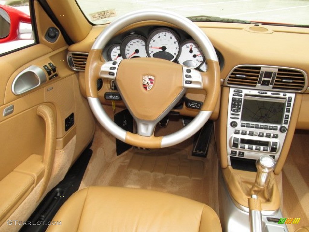 2008 911 Carrera 4S Cabriolet - Guards Red / Sand Beige photo #11