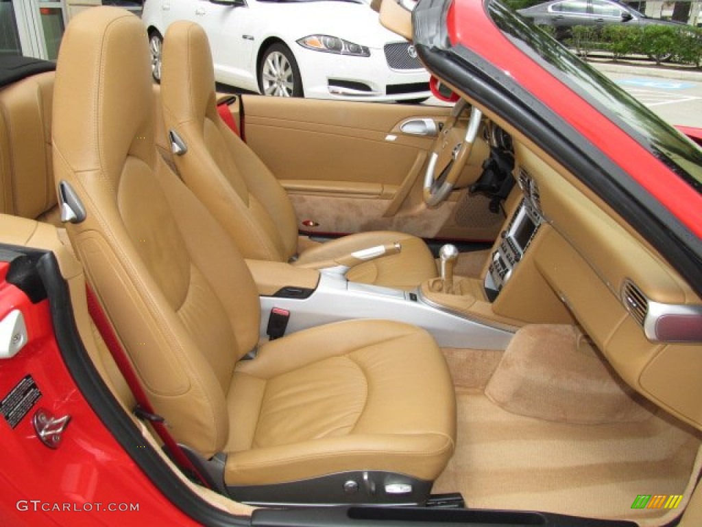 2008 911 Carrera 4S Cabriolet - Guards Red / Sand Beige photo #13