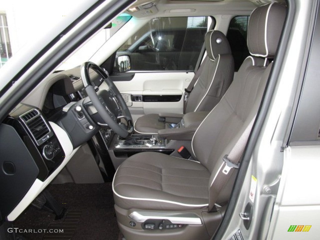 2012 Range Rover HSE LUX - Orkney Grey Metallic / Arabica photo #2